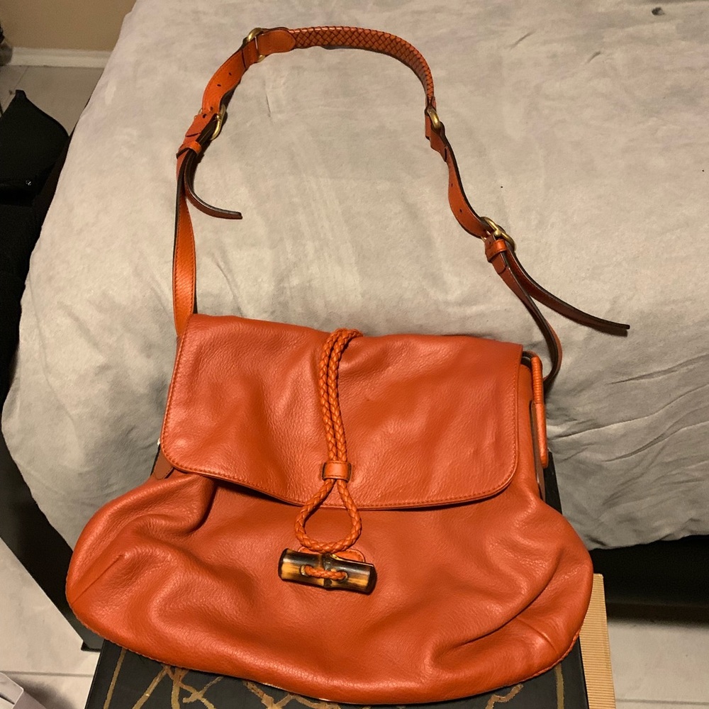 Genuine leather Gucci crossbody
